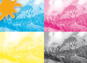 Studio grafico e i suoi colori alternativi