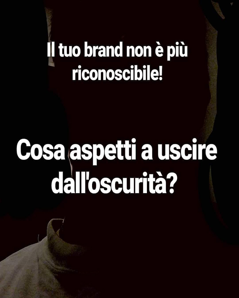 uscire dall'oscurità